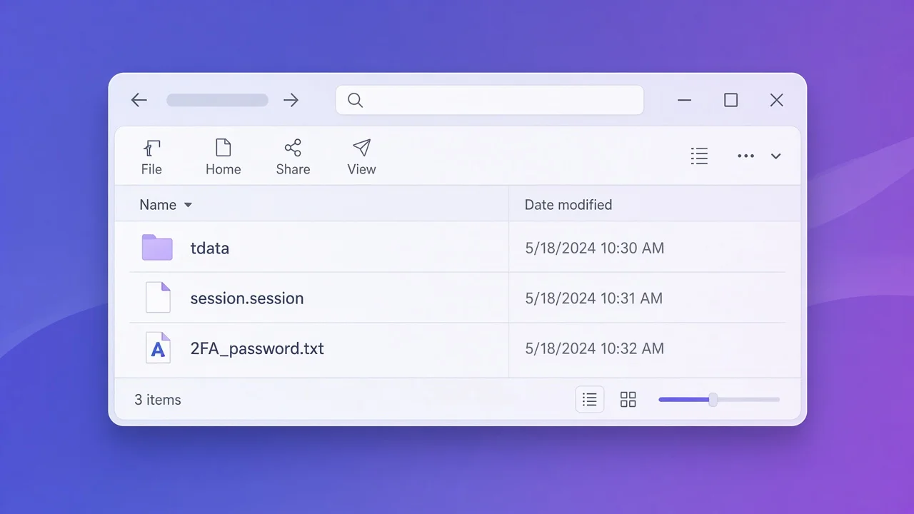 How to Open a Telegram Account from Accplanet Zip Delivery (tdata + Session)