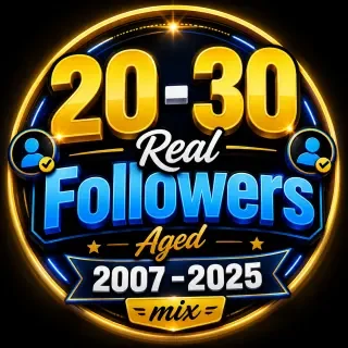 20-30 seguidores reales antiguos de 2007-2025