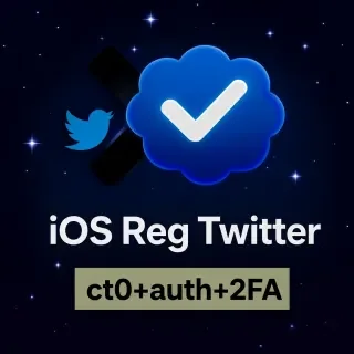 Cuentas de Twitter iOS REG Fresh [ct0+auth_token+2FA]