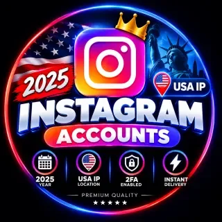 2025 年 Instagram 账号 | 美国 IP | 已启用 2FA | 即时交付