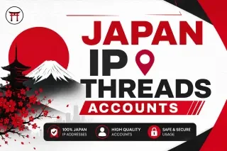 Contas Threads do Japão com IP do Japão e Nome Japonês com Chave 2FA
