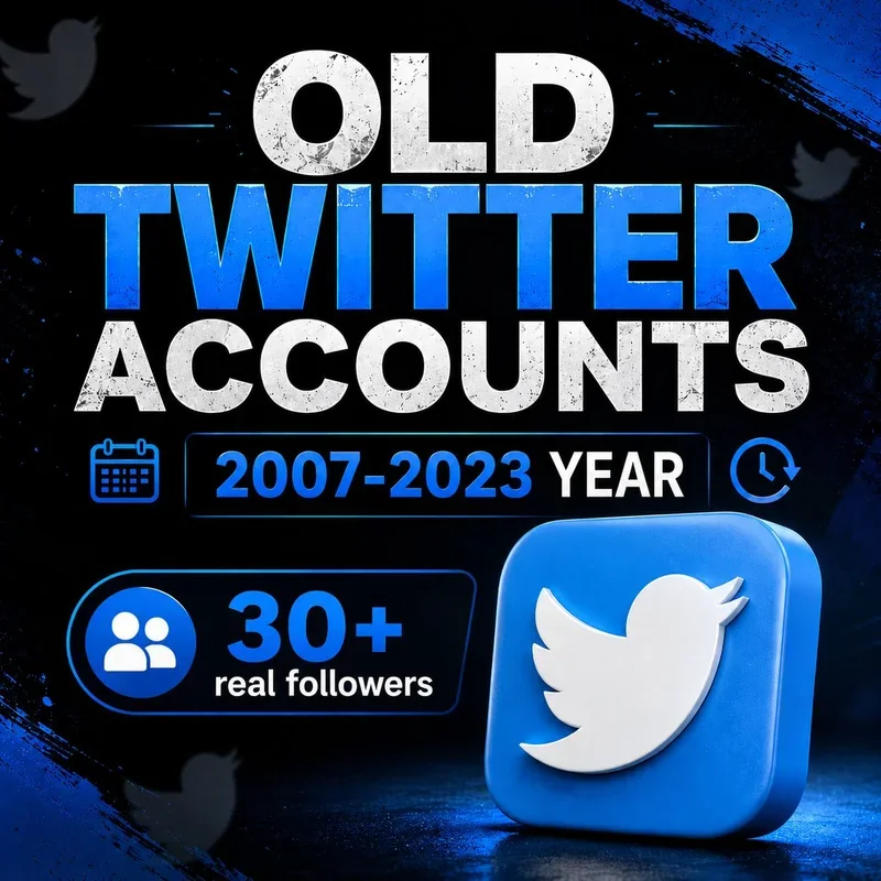 ⭐️ OLD TWITTER [X] | 2007-2023 YEAR | 30+ REAL FOLLOWERS