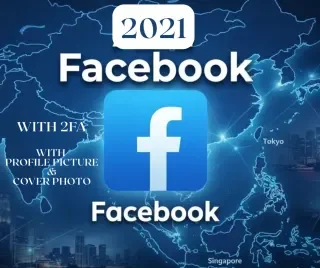 2021 年 Facebook 账号，已添加头像和封面图片，并已启用 2FA