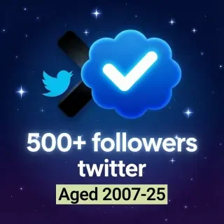 Twitter Account 500+ REAL followers [Mail+2FA]