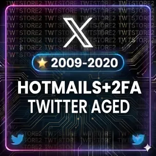 Aged Twitter (2009-2020) | Hotmails + 2FA + Token