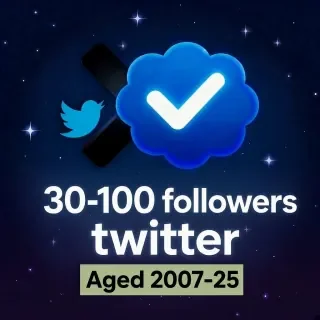 Twitter Aged 2007-25 | 30-100 followers [Mail+2fa]