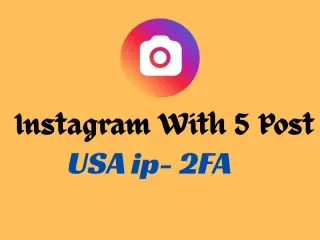 ✅USA Instagram With 5 Post ✅