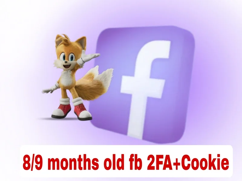 8/9 months old Facebook account| Hotmail verified(2FA+Cookie+Token+Mail)| Name …
