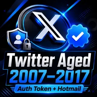 🔥 Aged X (Twitter) Accounts 2007–2017 | 🔐 Auth Token + 📧 Hotmail Included