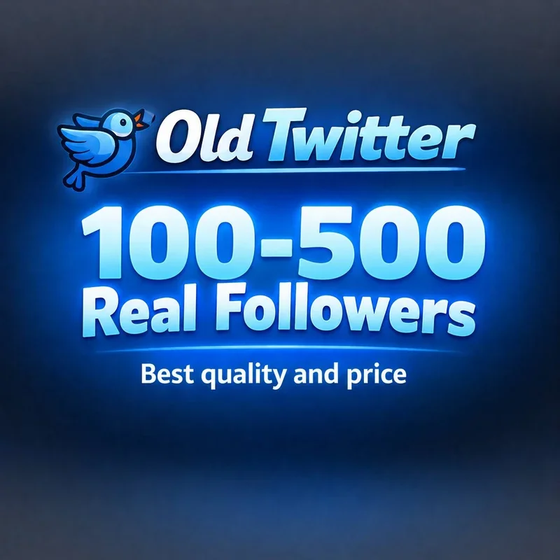 ⚡️OLD Twitter⚡️100-500 real followers ⚡️2008-2020 ⚡️