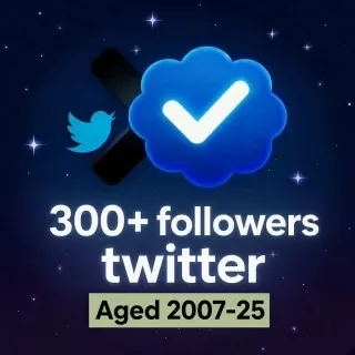 Twitter Aged 300-500 REAL followers [Mail+2fa]