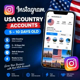 5-15 days old USA country Instagram account