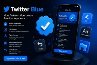 Twitter Blue Accounts. Geo MIX. 2007-2026. No Ads