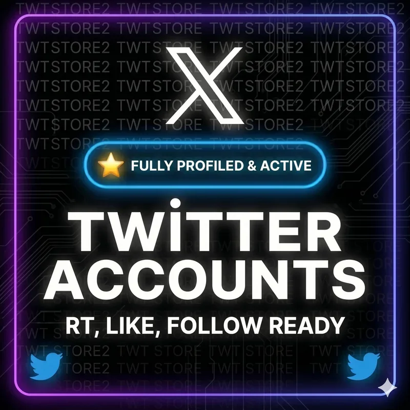 Fully Profiled NFT Twitter | RT, Like, Follow Ready | 2FA + Token