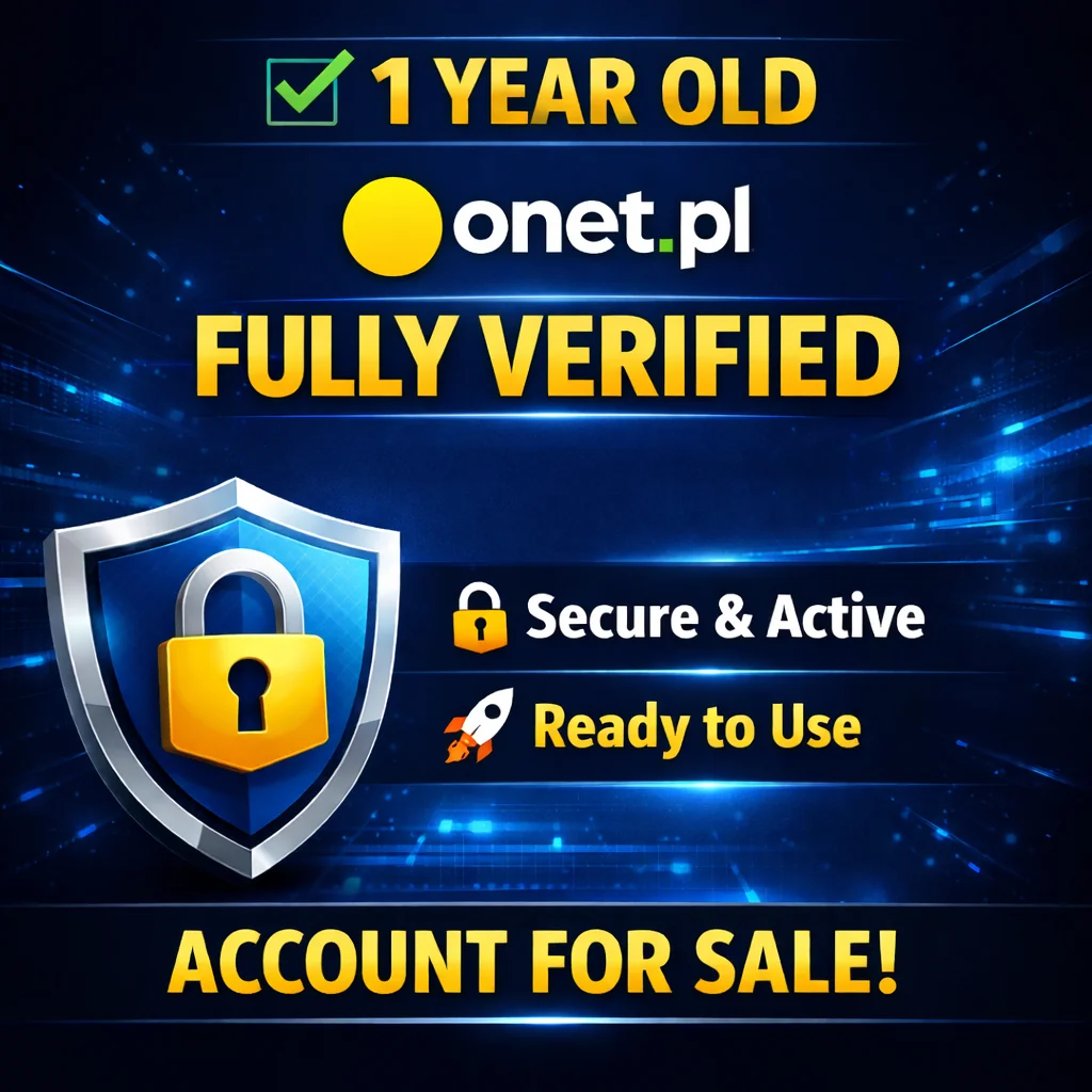 1 Year Old Onet.pl Account – Fully Verified – Secure & Active