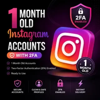 Cuentas de Instagram de 30_45 días de antigüedad con 2FA