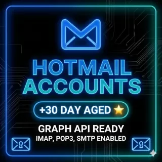 PREMIUM HOTMAIL | Graph API & OAuth2 | Long Live (Aged) | No SMS Lock