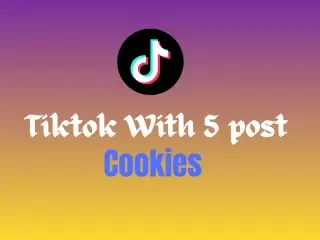 ✅ HQ Tiktok With 5 post ✅ EU IP ✅Cookies ✅