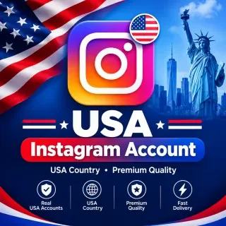 Cuenta de Instagram de EE. UU. de 1 mes con 2FA añadido