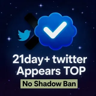 21-60day+ | Appears TOP search only | NOT LATEST | 1+ tweets | 0-10 followers