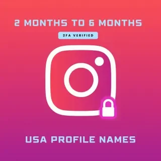 Cuentas de Instagram de 2 a 6 meses de antigüedad con clave 2FA y nombres de pe…