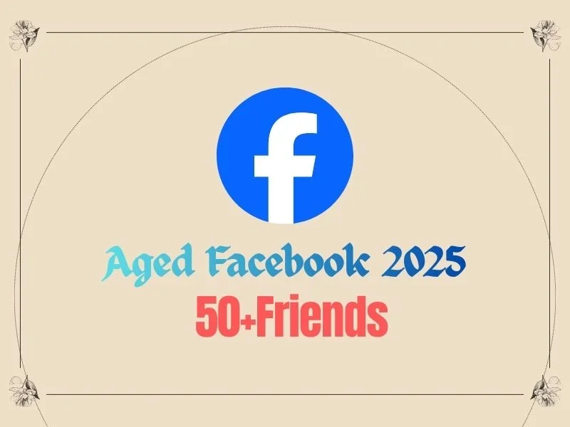 ✅ Aged Facebook ✅ 3 Monthls Old ✅ 50 + Friends ✅ Manually Registration ✅ Email …