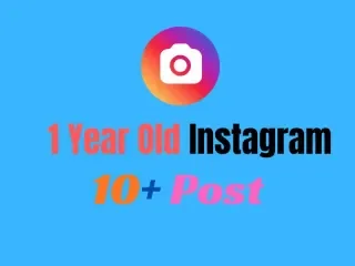✅Aged Instagram ✅1 Year Old With 10 Post ✅